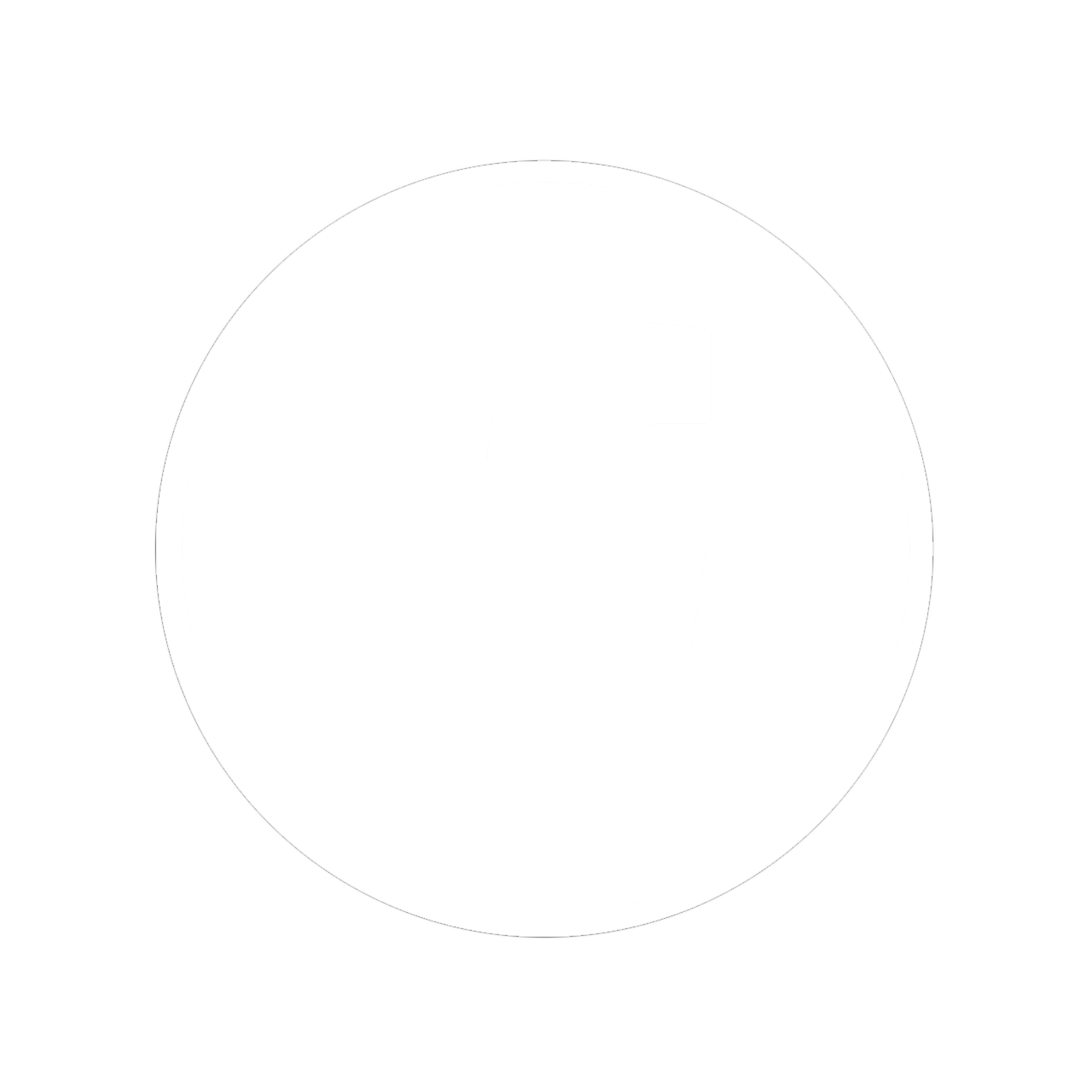 facebook logo white